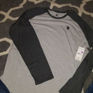 Mens POLO long sleeve tshirt